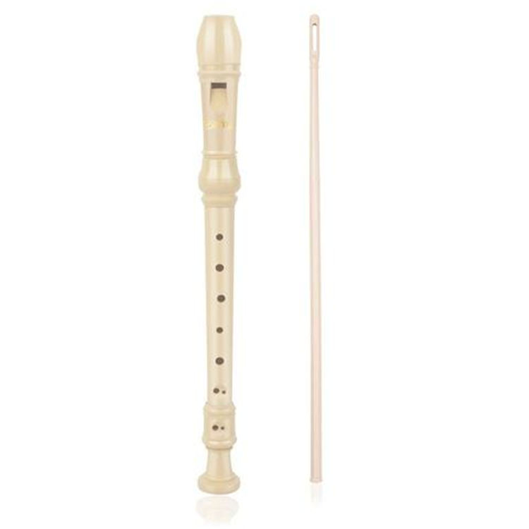 Soprano Descant Kaydedici Temizleme Çubuğu Kılıfı ile 8 Delik