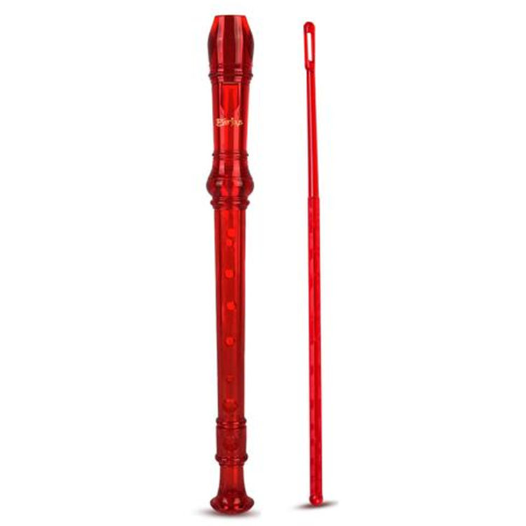 Soprano Descant Kaydedici 8 Delikli Oluk / Temizleme Çubuğu Çantası Talimatı